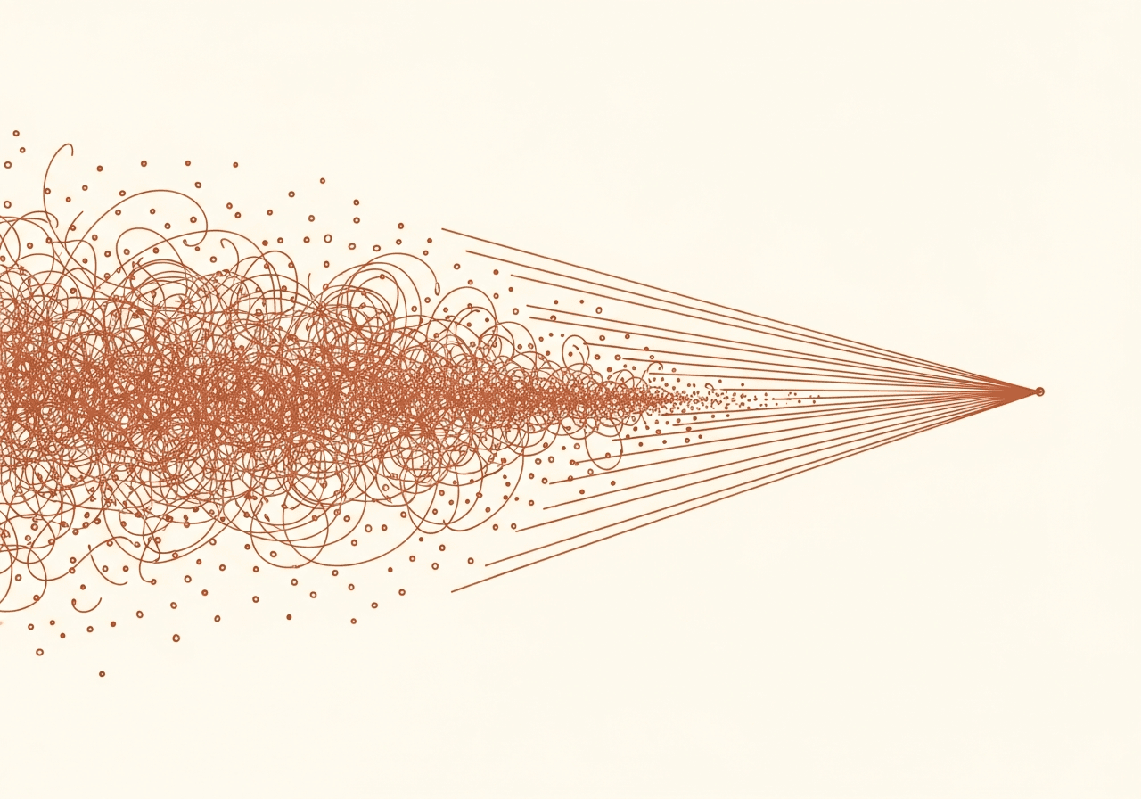 Abstract illustration representing executive functioning and ADHD therapy in NYC
